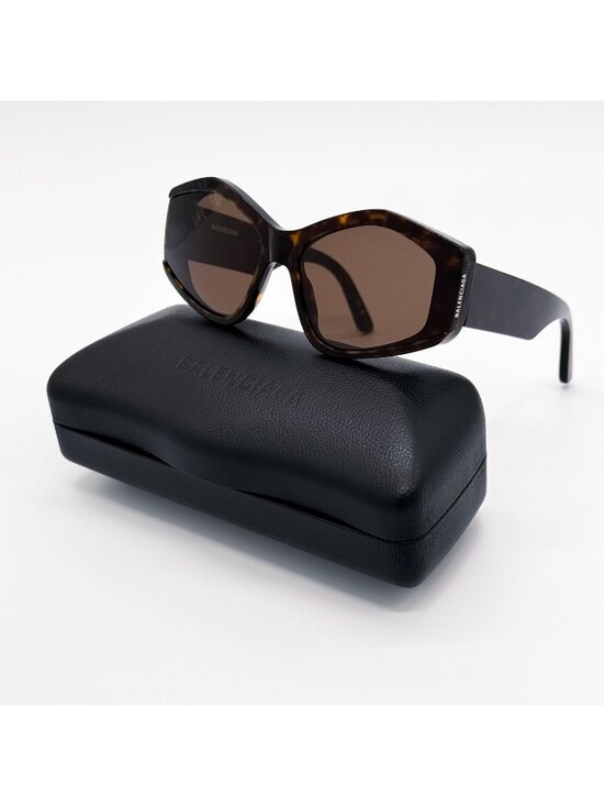 NEW BALENCIAGA BB0302S 002 SUNGLASSES HAVANA WOMEN EYEWEAR BALENCIAGA main image 4